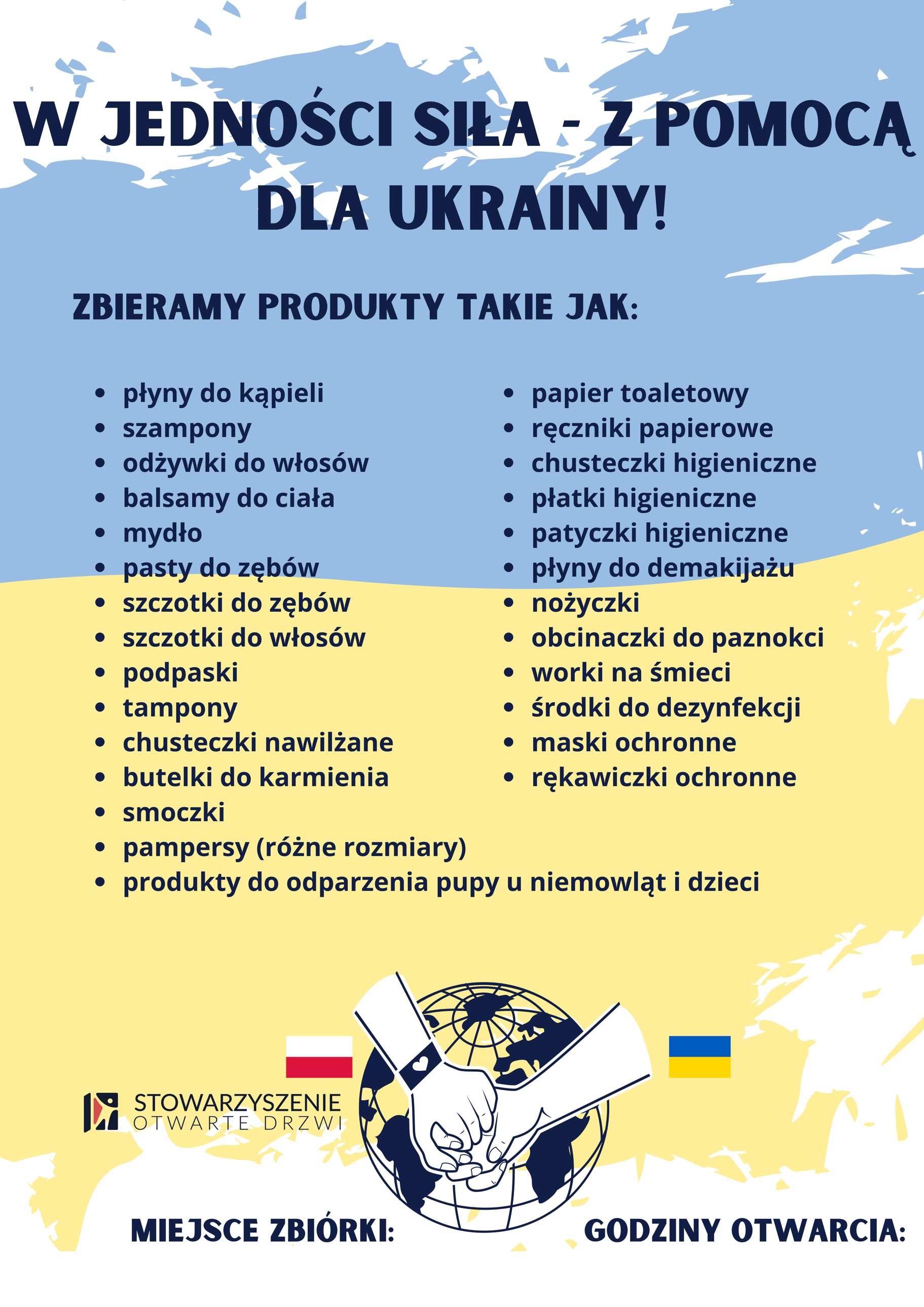 W jedności siła – pomoc dla Ukrainy!